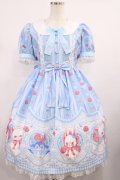 Angelic Pretty / Be My Valentineワンピース Free サックス H-25-09-26-1017-AP-OP-NS-ZH