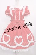 Angelic Pretty / ハートフルワンピース Free レッド H-25-09-26-1018-AP-OP-NS-ZH