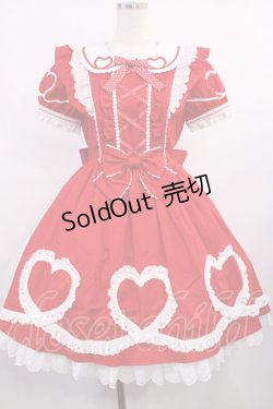 画像1: Angelic Pretty / ハートフルワンピース Free レッド H-25-09-26-1018-AP-OP-NS-ZH