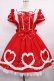 画像1: Angelic Pretty / ハートフルワンピース Free レッド H-25-09-26-1018-AP-OP-NS-ZH (1)