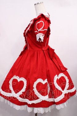 画像2: Angelic Pretty / ハートフルワンピース Free レッド H-25-09-26-1018-AP-OP-NS-ZH