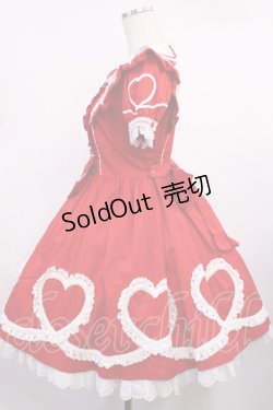 画像2: Angelic Pretty / ハートフルワンピース Free レッド H-25-09-26-1018-AP-OP-NS-ZH