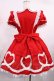 画像3: Angelic Pretty / ハートフルワンピース Free レッド H-25-09-26-1018-AP-OP-NS-ZH (3)