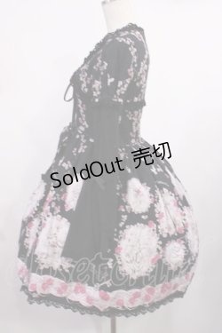画像2: ALICE and the PIRATES / Scent of Rapunzel柄ワンピース Free ブラック H-25-09-26-1019-PA-OP-NS-ZH