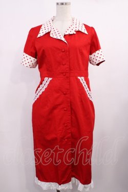 画像1: Angelic Pretty / MilkshakeワンピースSet Free レッド H-25-09-26-1020-AP-OP-NS-ZH