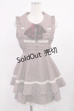 画像1: LIZ LISA / チェックセットアップ  ピンク H-25-09-26-1022-LO-OP-NS-ZH