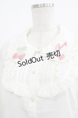 画像4: LIZ LISA / イチゴ衿ブラウス Free オフ H-25-09-26-049-LO-BL-NS-ZH