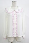 Ank Rouge / マイスウィートピアノコラボブラウス M オフ H-25-09-26-050-CA-BL-NS-ZH