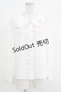 Ank Rouge / マイスウィートピアノコラボブラウス M オフ H-25-09-26-050-CA-BL-NS-ZH