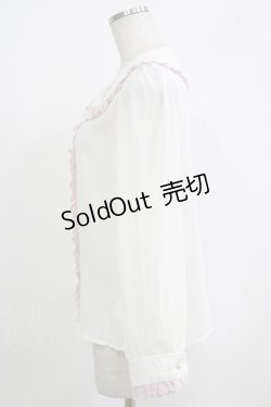 画像2: Ank Rouge / マイスウィートピアノコラボブラウス M オフ H-25-09-26-050-CA-BL-NS-ZH