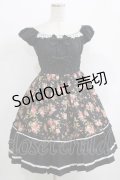 CHOCOCHIP COOKIE / 薔薇チュールローズプリントワンピース Free ブラック H-25-09-26-007-LO-OP-NS-ZH