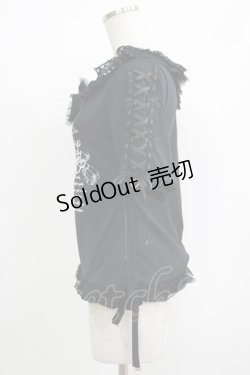 画像2: LIZ LISA / ワンショルダープリントTシャツ Free ブラック H-25-09-26-059-LO-TO-NS-ZH