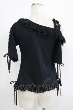 画像3: LIZ LISA / ワンショルダープリントTシャツ Free ブラック H-25-09-26-059-LO-TO-NS-ZH