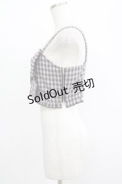 画像2: Rojita / BIGリボンビスチェ Free チェック H-25-09-26-060-LO-TO-NS-ZH