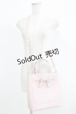 画像1: m petit by misako / AMマエリボン2WAYバッグ  ピンク H-25-09-26-061-LO-BG-NS-ZH