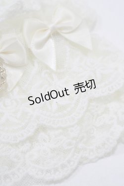 画像2: axes femme kawaii / トリプルリボンお袖留め  生成り H-25-09-26-063-AX-ZA-NS-ZH