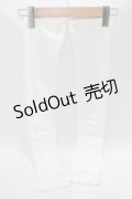 axes femme POETIQUE / レースアップUVグローブ  ホワイト H-25-09-26-067-AX-ZA-NS-ZH
