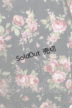 画像4: CHOCOCHIP COOKIE / 薔薇チュールローズプリントワンピース Free ブラック H-25-09-26-007-LO-OP-NS-ZH