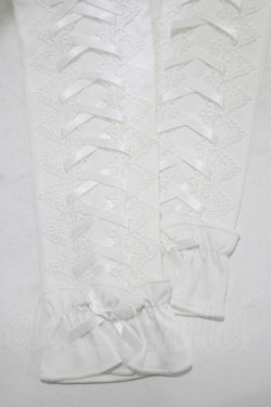 画像2: axes femme POETIQUE / レースアップUVグローブ  ホワイト H-25-09-26-067-AX-ZA-NS-ZH