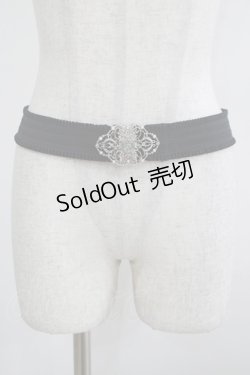 画像1: axes femme / スノービジューゴムベルト Free ブラック H-25-09-26-069-AX-ZA-NS-ZH