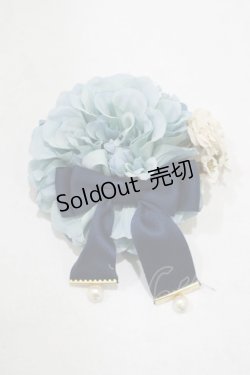 画像1: marcHenTica / メルヘンロマンチカお花コサージュ  ブルー H-25-09-26-070-LO-AC-NS-ZH