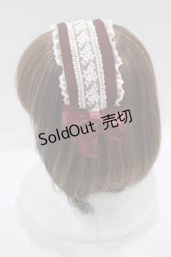 画像2: Pina sweetcollection / ローズラインカチューシャ  ワイン H-25-09-26-074-LO-AC-NS-ZH