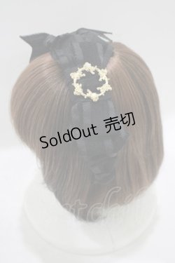 画像2: Hoshibako Works / リボンタルトカチューシャ  ブラック H-25-09-26-075-LO-AC-NS-ZH