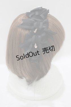 画像3: Hoshibako Works / リボンタルトカチューシャ  ブラック H-25-09-26-075-LO-AC-NS-ZH