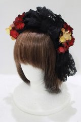 Hoshibako Works / 繁花集カチューシャ  ブラック H-25-09-26-076-LO-AC-NS-ZH