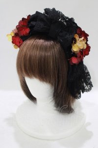 Hoshibako Works / 繁花集カチューシャ  ブラック H-25-09-26-076-LO-AC-NS-ZH