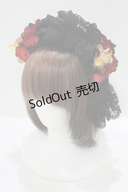 画像1: Hoshibako Works / 繁花集カチューシャ  ブラック H-25-09-26-076-LO-AC-NS-ZH