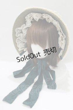 画像1: Hoshibako Works / 西洋人形魔法ボンネット  グリーン H-25-09-26-077-LO-AC-NS-ZH
