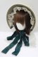 画像1: Hoshibako Works / 西洋人形魔法ボンネット  グリーン H-25-09-26-077-LO-AC-NS-ZH (1)
