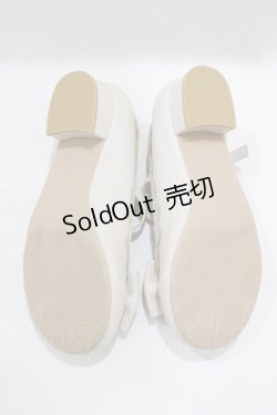 画像4: axes femme kawaii / クロスベルトリボンパンプス L(24.5cm) 生成り H-25-09-26-081-AX-SH-NS-ZH