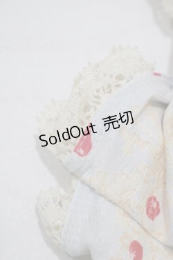 画像7: BABY,THE STARS SHINE BRIGHT / なかよしくみゃちゃんのいちごとレースのミルフィーユ柄ジュディジャンパースカート Free リリアンちゃんいろ（サックス） H-25-09-26-008-BA-OP-NS-ZH