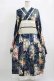 画像1: marcHenTica / 大和撫子ワンピース  ネイビー H-25-09-26-010-LO-OP-NS-ZH (1)