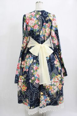 画像3: marcHenTica / 大和撫子ワンピース  ネイビー H-25-09-26-010-LO-OP-NS-ZH