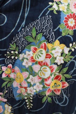 画像4: marcHenTica / 大和撫子ワンピース  ネイビー H-25-09-26-010-LO-OP-NS-ZH