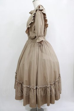 画像2: m petit by misako / NINA'SコラボAMハイショクメローワンピース LL ベージュ H-25-09-26-012-LO-OP-NS-ZH