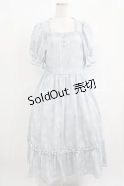 画像1: m petit by misako / MSKハナガラスクエアNOP L サックス H-25-09-26-013-LO-OP-NS-ZH