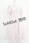 m petit by misako / AM*ギンガムCHKワンピース L ピンク H-25-09-26-014-LO-OP-NS-ZH