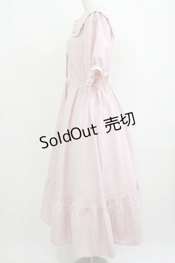 画像2: m petit by misako / AM*ギンガムCHKワンピース L ピンク H-25-09-26-014-LO-OP-NS-ZH