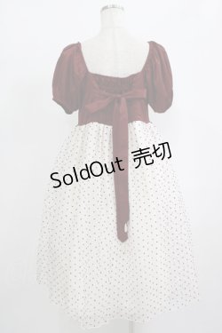 画像3: Sara Bell（海外ロリータブランド） /   人生ワンピース XL ボルドー H-25-09-26-016-EL-OP-NS-ZH