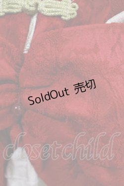 画像4: Honey Machine（海外ロリータブランド） / ジャガードジャンパースカート L レッド H-25-09-26-017-PU-OP-NS-ZH