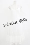 Hoshibako Works / エアリーフローラインナーワンピース ロング/L ホワイト H-25-09-26-019-LO-OP-NS-ZH
