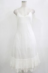 Hoshibako Works / エアリーフローラインナーワンピース ロング/L ホワイト H-25-09-26-019-LO-OP-NS-ZH