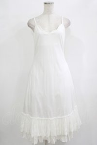 Hoshibako Works / エアリーフローラインナーワンピース ロング/L ホワイト H-25-09-26-019-LO-OP-NS-ZH