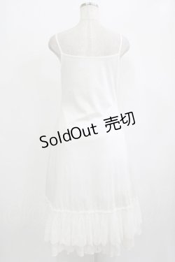 画像3: Hoshibako Works / エアリーフローラインナーワンピース ロング/L ホワイト H-25-09-26-019-LO-OP-NS-ZH