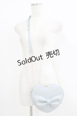 画像1: m petit by misako / AMハートリボンSLD  サックス H-25-09-27-004-LO-BG-NS-ZH