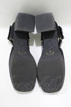 画像4: Cherirulu Chocola / 太ヒールパンプス M ブラック H-25-09-27-038-GO-SH-NS-ZH